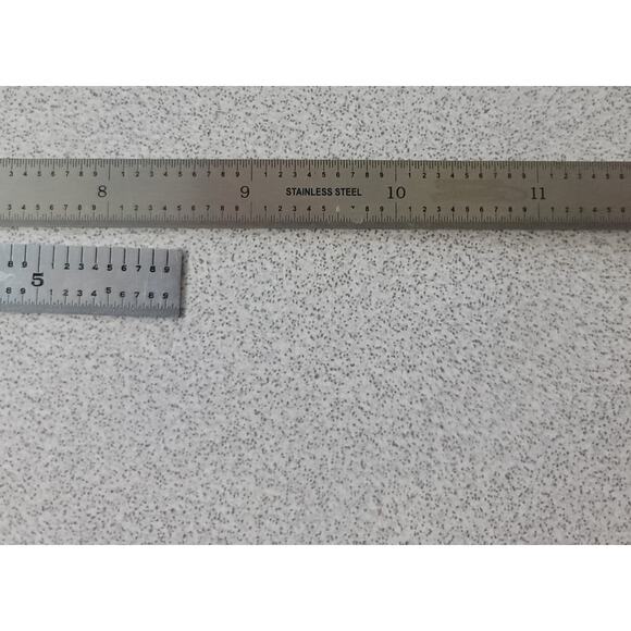 General (2) Stainless Steel Scales 12"  6" and (1) UnMarked 12" Total (3) Scales - Picture 3 of 6